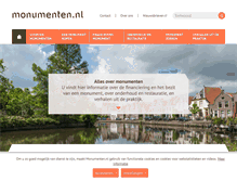 Tablet Screenshot of monumenten.nl